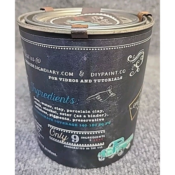 NEW Debi's Design Diary DIY Paint Fire Starter 32 fl oz Chalk Paint Quart orange - Picture 4 of 4